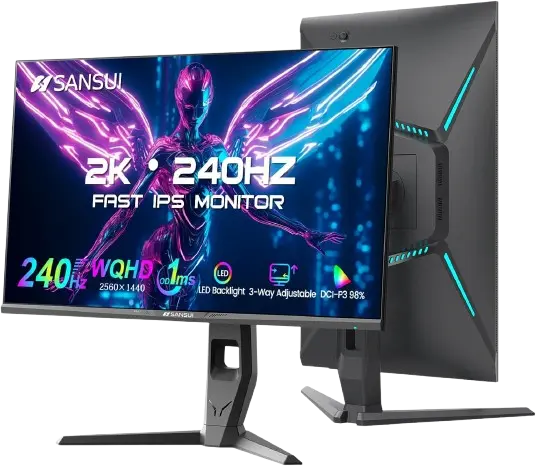 SANSUI 27 Inch ESA-G27F6Q-PRO Gaming Monitor