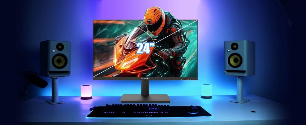 The 24-inch FHD monitor is a standout choice for gamers seeking a compact yet performance-oriented screen.