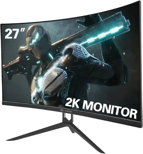 CRUA 27' Curved Gaming Monitor QHD