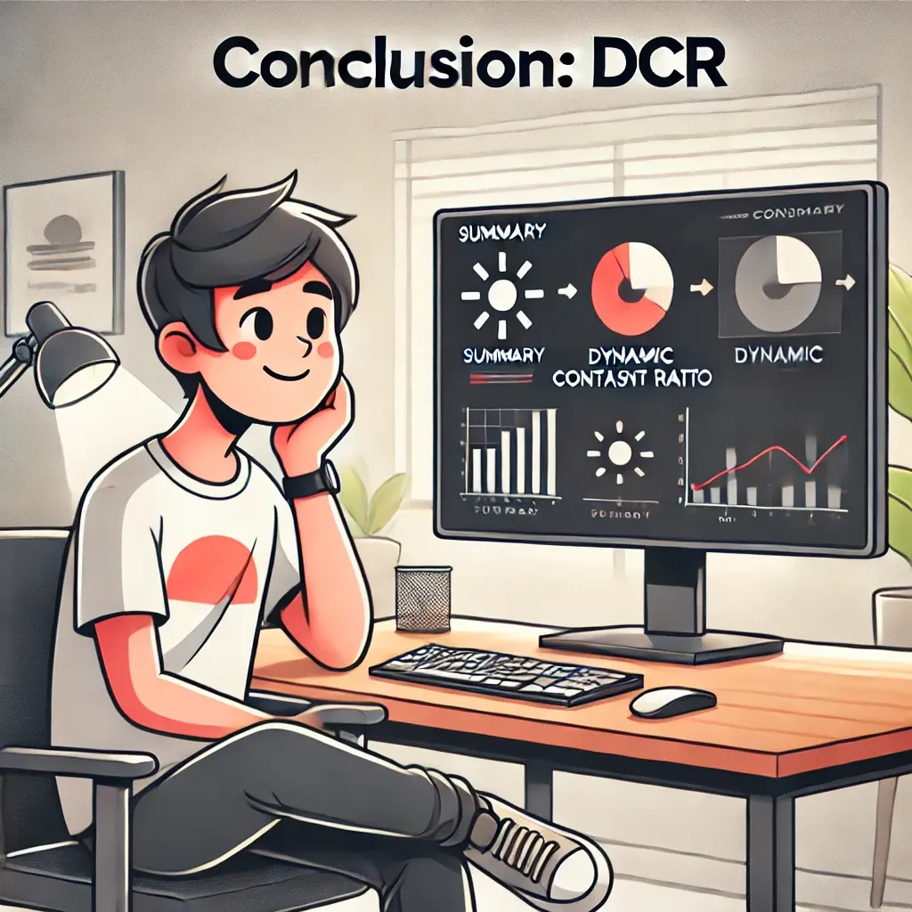 Dynamic Contrast Ratio (DCR) is a valuable feature for enhancing monitor performance by dynamically adjusting contrast and brightness. 