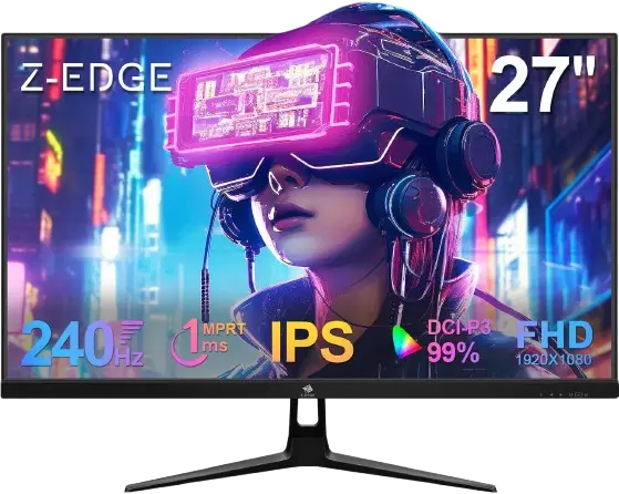 Z-EDGE 27 Inch 240Hz Gaming Monitor (UG27PJ)