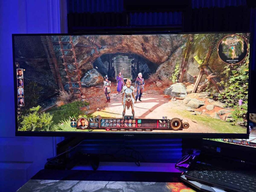 The 49Q1S OLED Gaming Monitor stands out with its breathtaking 5120 x 1440 resolution, ideal for gaming, productivity, and multimedia consumption.