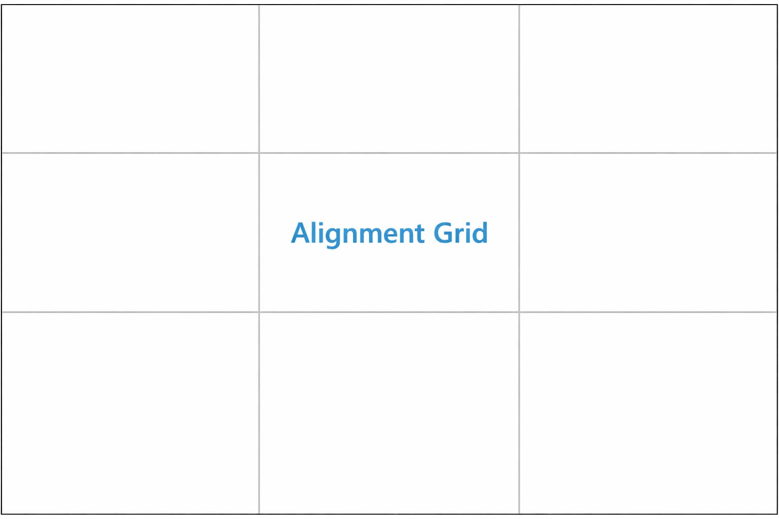 Neat and easy-to-use alignment layout
