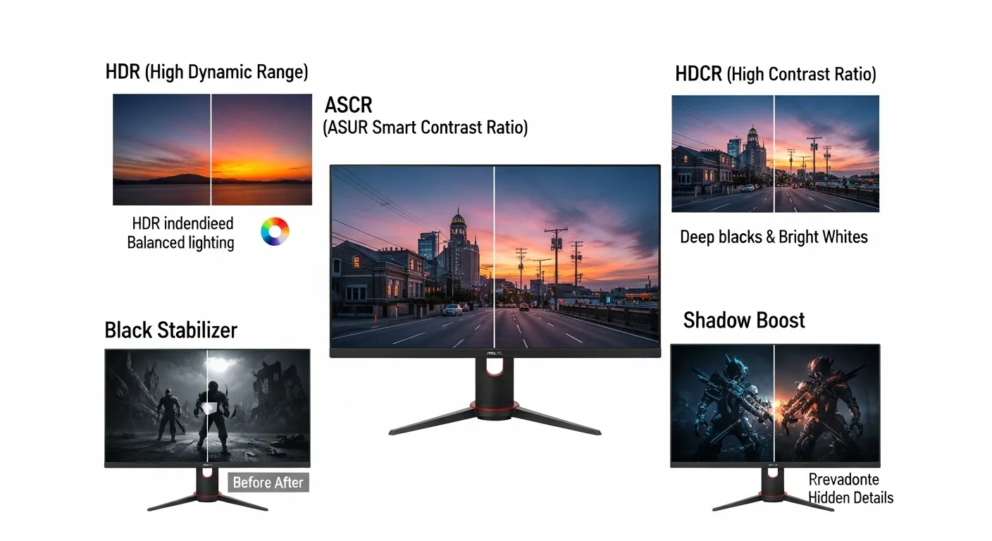improve visibility in dark scenes